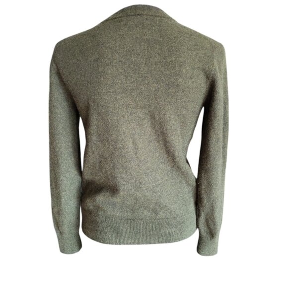 Isaac Mizrahi Luxe Merino Wool Sweater Green Sz small - Picture 4 of 10
